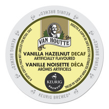 Van Houtte Decaf Vanilla Hazelnut Coffee 24 to 144 Keurig K cups Pick An... - $29.88+