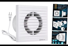 Home Ventilation Fan, 6 Inch Strong Kitchen Exhaust Fan with Damper, Squ... - $19.68