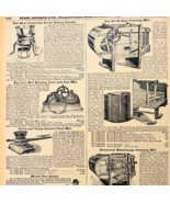 1969 Mills Grinders Hullers 1901 Repro Advertisement Sears Agriculture D... - $464.13 MXN