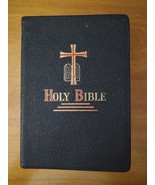 Holy Bible New Catholic Fine Art Edition Illustrated 1962 Leather With G... - €25,47 EUR