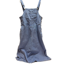 LL Bean Denim Jumper Dress Womens 16 Pockets Overall Cottagecore Farmhouse Vtg - £32.79 GBP
