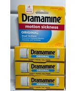 Dramamine Original, 50mg, Motion Sickness Travel Size Vial, Pack of 3, 0... - $12.22 CAD