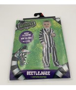 Beetlejuice Infant Baby costume 3-6 Months White/black Striped NWT Dress Up - $469.32 MXN