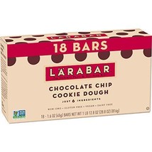 Larabar Chocolate Chip Cookie Dough, Gluten Free Fruit &amp; Nut Bars, 18 ct - £21.50 GBP