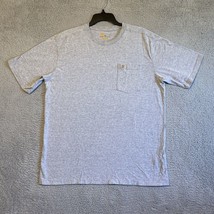 Carhartt Force Relaxed Fit Short-Sleeve Pocket T-Shirt Gray Mens XL - £8.13 GBP