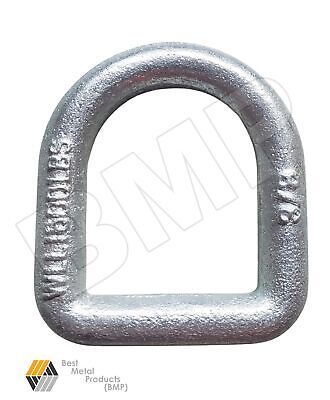 (2) D Ring 3/8&quot; Trailer Flatbed Truck Tow Tie Down Chain Anchor 1000205R - $11.83