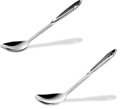 All-Clad Stainless Steel Slotted Spoon Kitchen Tool &amp; Solid Spoon - £37.25 GBP