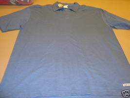 Mens 20X Polo shirt NWT Twenty Xtreme L cotton blue NEW country - £7.80 GBP