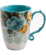 The Pioneer Woman Floral Ceramic Mug 24 Oz Blue &amp; Yellow Flowers 5.5&quot; - €8,03 EUR