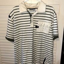Rocawear Men’s striped polo shirt size extra large - $16.66