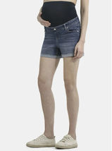 TIME and TRU WOMENS Maternity Roll Cuffs Shorts XL 16 18 Short Medium De... - $15.03