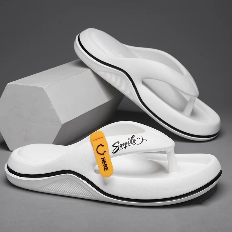 Men&#39;s Platform Flip Flops Summer Soft Sole EVA Slippers for Men Outdoor Casual - £10.87 GBP+