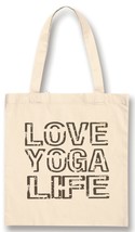 Love Yoga Life Canvas Tote Bag - £7.39 GBP