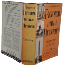 Zondervan Pictorial Bible Dictionary Hard Cover Dust Jacket Merrill Tenney 1968 - £12.11 GBP