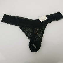 Willow Bay Black Lace Thong Panties Ladies Womens 8 XL NEW - $9.89