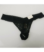 Willow Bay Black Lace Thong Panties Ladies Womens 8 XL NEW - £7.75 GBP