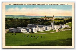 Hershey Industriale Alto Scuola Hershey Pennsylvania Pa Unp Lino Cartolina Y13 - £2.63 GBP