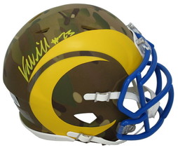 Kyren Williams Autographed Rams Camo Mini Speed Helmet Beckett - $129.00