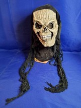 Vintage Easter Unlimited Skull Mask Zombie Scary Skeleton Halloween Reaper - £26.14 GBP