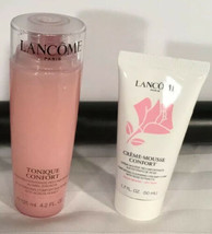 Lancome Tonique Confort Comforting Rehydrating Toner 4.2 oz and 1.7 oz Mousse - £23.26 GBP