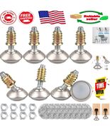 8-Pack Durable Swivel Levelers for Furniture – Height Adjustable &amp; Non-S... - $455.80 MXN