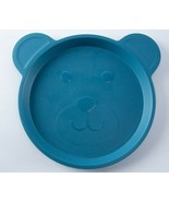 Your Zone ~ 4-Piece Set ~ Kids Dinnerware ~ Blue Plastic ~ 7.25&quot; Bear Pl... - £17.67 GBP
