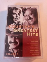 Country&#39;s Greatest Hits VOL.1 Tanya Tucker, &amp; Freddy Fender Cassette 1986 - £68.82 GBP