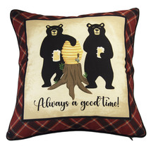Donna Sharp Decorative Pillow &quot; Forest Grove&quot; ( Good Time) - £23.97 GBP