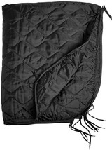 Mil-Tec Poncho Liner Black 82.6 x 59 - £31.93 GBP