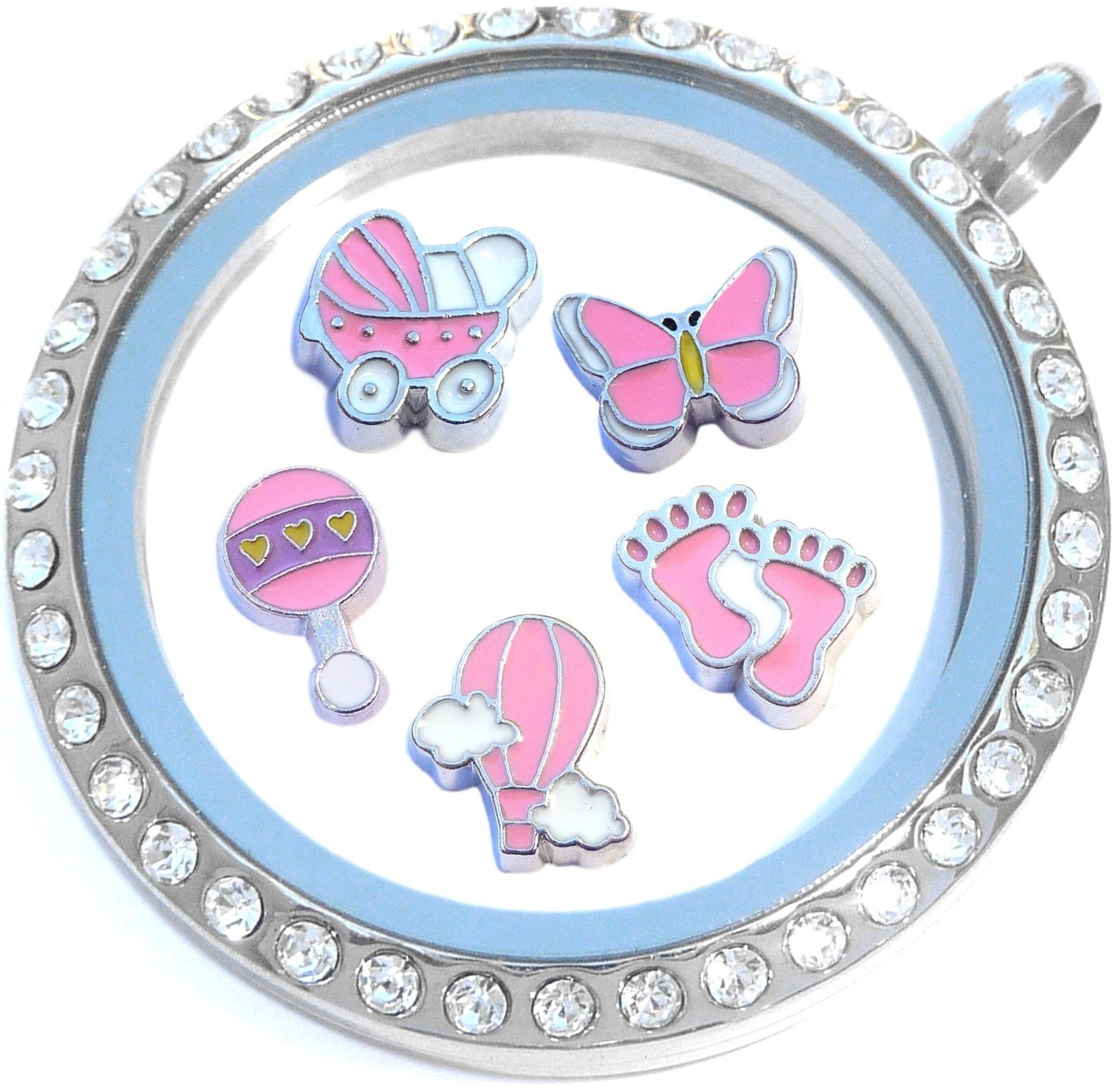 November Heart Floating Locket Charm H3706-11 Item image 7