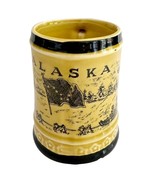 Alaska Coffee Mug Vintage 8 Oz Collectible Sled Dogs Totem Theme SS - $40.99 CAD