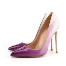 Women&#39;s High Heel Purple White Gradual Change Color 8 cm 10 cm 12 cm High Heels  - £54.85 GBP