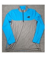 Carolina Panthers Shirt Men&#39;s Med NFL Team Apparel TX3 Cool 1/4 Zip Pull... - €17,61 EUR