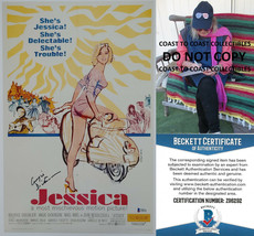 Angie Dickinson signed 12x18 Jessica movie photo poster COA proof Becket... - $197.99