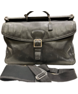Coach 70098 Beekman Brief Leather Business Unisex Black Crossbody Projec... - $89.00