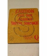 Accucut 4&quot; wooden die cut S BLOCK - $39.34