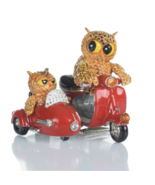 Owl on bike Trinket Box Hand made by Keren Kopal with Crystals - LIMITED... - £163.81 GBP
