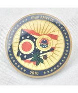 AMVETS Ohio State Flag Pin Round USA Veterans - $9.95