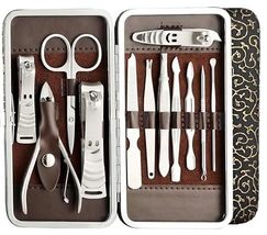 Nail Clippers,Nail Scissors Grooming Kit with Peeling Knife,Nail Cleanin... - £25.94 GBP