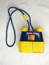 Fisher-Price Vintage 1986 Adjustable Binoculars Blue/Yellow w/Lanyard -W... - £7.88 GBP