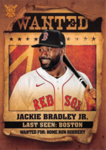 2021 Topps Big League Wanted #WT9 Jackie Bradley Jr. Boston Red Sox ⚾ - £0.66 GBP