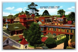 Winchester Mystery House San Jose California CA UNP Unused Linen Postcard W16 - £3.11 GBP