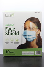 Lot of 3! FLTR Face Shield Anti-Fog, Shatter Proof, Reusable, 10 Count each - £23.52 GBP