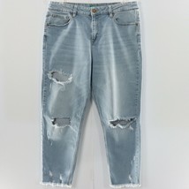 Dip Denim Juniors Destroyed Capri Jeans 11 Distressed Cropped High Rise ... - £14.22 GBP