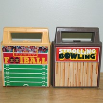 Vintage TOMY Funny Football + Strolling Bowling 1970s 1980s - £43.28 GBP