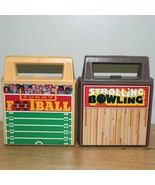Vintage TOMY Funny Football + Strolling Bowling 1970s 1980s - £43.83 GBP