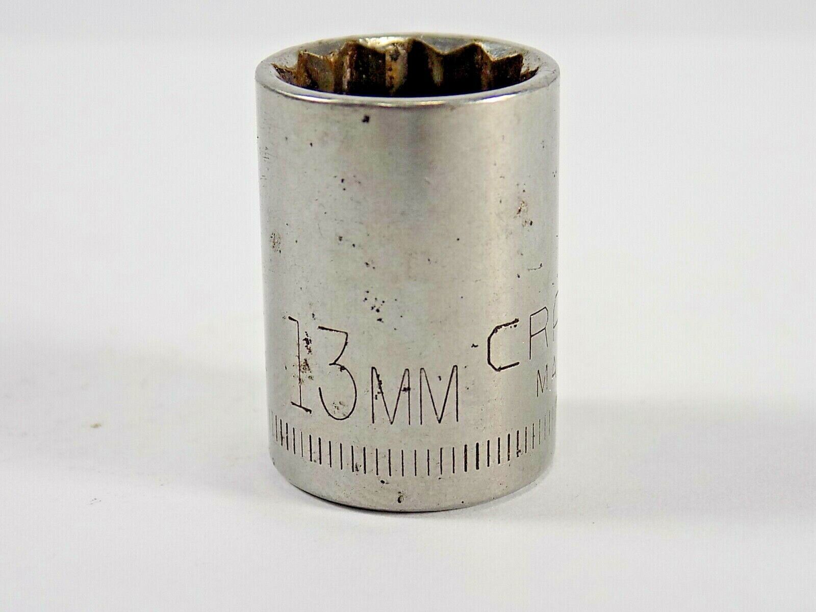 CRAFTSMAN G SERIES SOCKET 13mm 12 Point Socket w/ 3/8&quot; Drive Made in USA... - $7.87