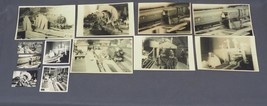 Vintage Lot of 12 Black &amp; White Photograph 1950&#39;s Model Railroad - £28.09 GBP