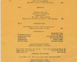Black&#39;s Restaurant Menu 1948 Atlanta Georgia Southern Cooking  - $27.69