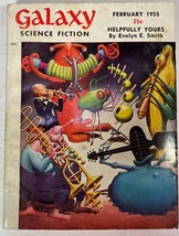 Galaxy Science Fiction Magazine February 1955, Vol 9 No 5, Evelyn E. Smith - £7.80 GBP